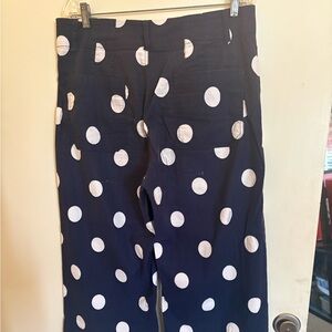 Maeve Navy and White Pants